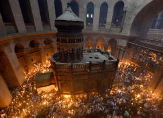 Ապրիլի 27-ին Երուսաղեմի Սուրբ Հարության տաճարում Ճրագալույցի պատարագն է անցկացվելու (Լույսի տոն)