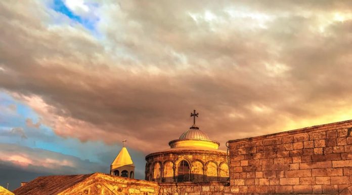 Երուսաղեմի հայկական թաղամասը Հայոց պատրիարքի որոշմամբ դեռ մնալու է կարանտինի մեջ Լուսանկարը` Երուսաղեմի Հրեշտակապետաց վանքի տեսուչ, միաբան հայր Ղևոնդ վարդապետ Հովհաննիսյանի արխիվից