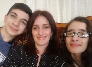 Հակամարտության արդյունքում հայուհին 9 տարի առանց տեղաշարժի փաստաթղթերի բնակվում է Պաղեստինում Լուսանկարում՝ Լիանա Եդիգարյանն իր երեխաների հետ