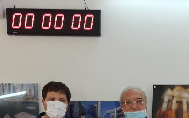 Իսրայելում ՀՀ արտակարգ և լիազոր դեսպան Արմեն Սմբատյանը հանդիպեց Պետախ Տիկվայի քաղաքապետ Ռամի Գրինբերգի հետ Լուսանկարում՝ ՀՀ արտակարգ և լիազոր դեսպան Արմեն Սմբատյանն և Պետախ Տիկվայի քաղաքապետ Ռամի Գրինբերգը