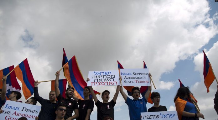 Իսրայելի հայտնի մտավորականները կոչ են արել կառավարությանը դադարեցնել զենքի վաճառքն Ադրբեջանին Լուսանկարում՝ Հայ համայնքի ակցիան Իսրայելում, արխիվ