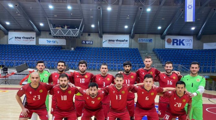 Ֆուտզալի Հայաստանի ազգային հավաքականը հաղթեց Իսրայելին Լուսանկարում՝ Ֆուտզալի Հայաստանի ազգային հավաքականն Իսրայելում