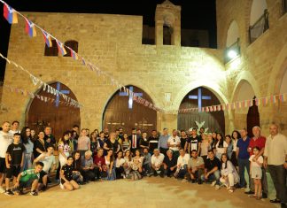 Հունիսի 3 – ին Թել Ավիվ – Յաֆոյի Սուրբ Նիկողայոս վանքում երկրի կենտրոնի հայկական համայնքը հյուրընկալեց 44-օրյա պատերազմի վիարավոր զինվորներին