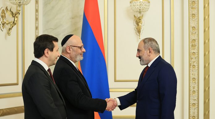 ՀՀ վարչապետն ընդունել է Հայաստանում Իսրայելի նորանշանակ դեսպանին