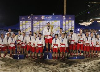 Օգոստոսի 27 – 28 – ը Բատ Յամում անցկացված լողափնյա սամբոյի աշխարհի առաջնությանը Հայաստանի հավաքականը հանդես եկավ պատվով