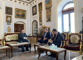 Փետրվարի 6-ին Երուսաղեմի Հայոց պատրիարքարան այցելեց Ռուսաստանի դաշնության դեսպանը