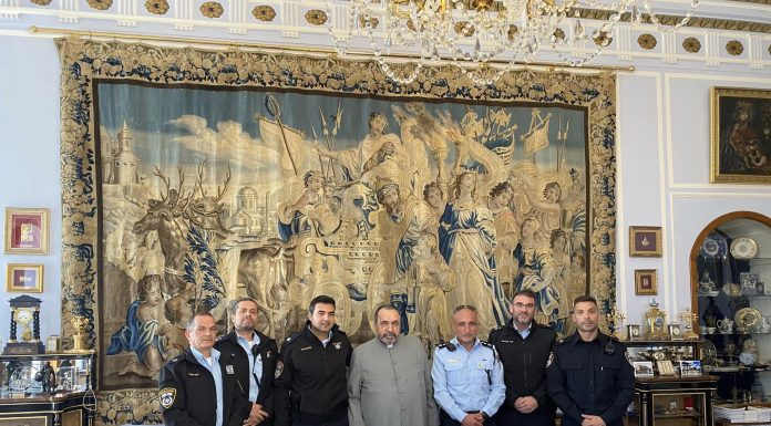 Երուսաղեմի հին քաղաքի ոստիկանապետն այցելեց Հայոց պատրիարքարան